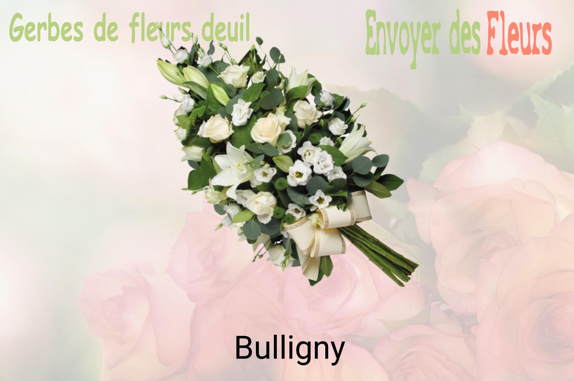 Gerbe de fleurs de deuil livrée à Bulligny